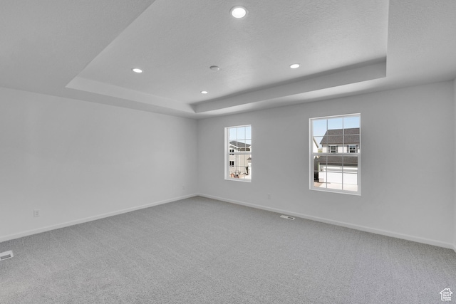 241 W 825 S Unit 305, Willard, UT 84340 - spare room featuring a raised ceiling, baseboards, recessed lighting, and carpet