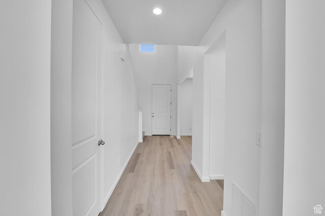 241 W 825 S Unit 305, Willard, UT 84340 - hall with baseboards, light wood finished floors, and recessed lighting