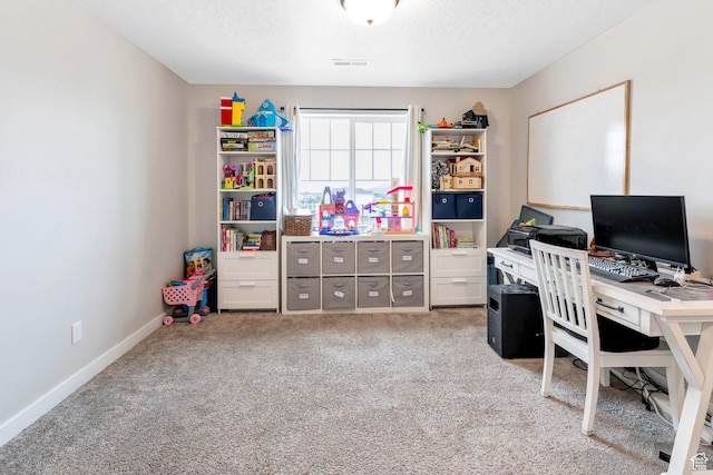 24 S Baker Spring Cv, Saratoga Springs, UT 84045 - home office with light colored carpet and baseboards
