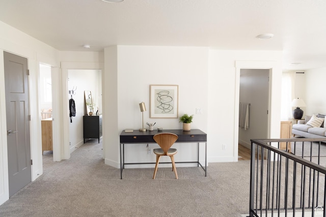 6489 W Yawkey Way, Herriman, UT 84096 - hallway with carpet floors and baseboards