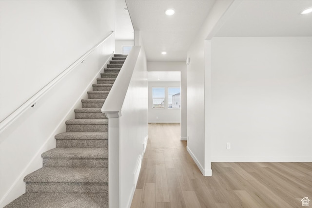 3457 S 3100 W Unit 174, West Haven, UT 84401 - stairs with wood finished floors and recessed lighting
