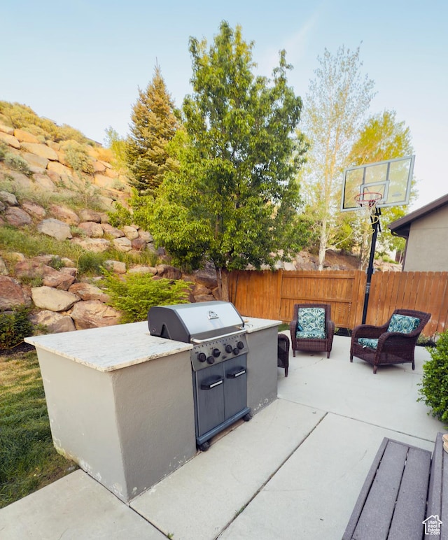4382 N Pheasant Ridge Trl, Lehi, UT 84043 - view of patio with area for grilling and an outdoor living space