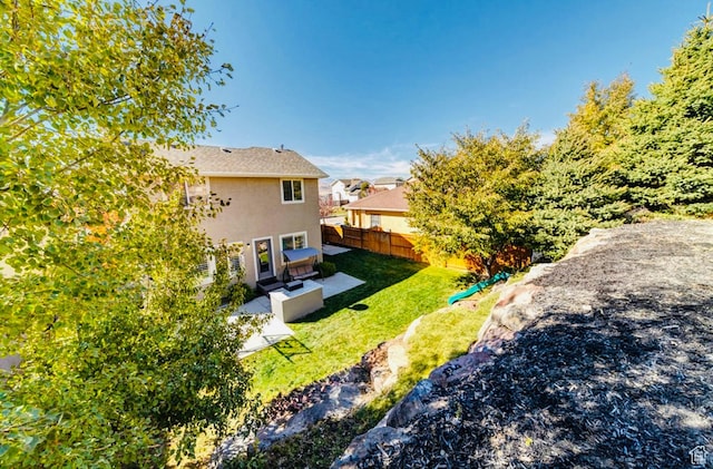 4382 N Pheasant Ridge Trl, Lehi, UT 84043 - back of property featuring stucco siding and a patio