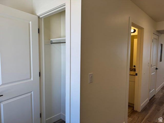 view of closet