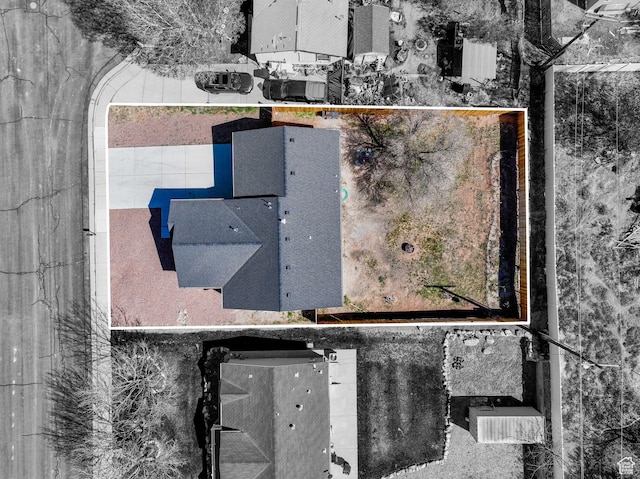 aerial overview of property's location with property boundaries highlighted