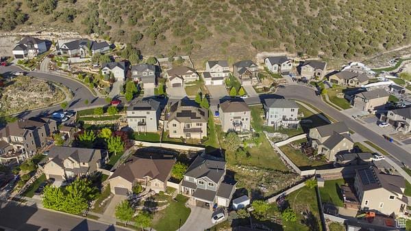 6966 N S Pass Rd, Eagle Mountain, UT 84005 - aerial overview of property's location featuring nearby suburban area