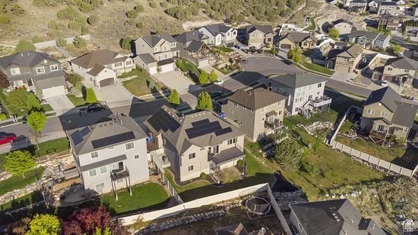 6966 N S Pass Rd, Eagle Mountain, UT 84005 - aerial view of property and surrounding area with nearby suburban area
