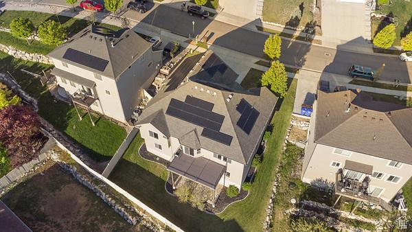 6966 N S Pass Rd, Eagle Mountain, UT 84005 - aerial view of residential area