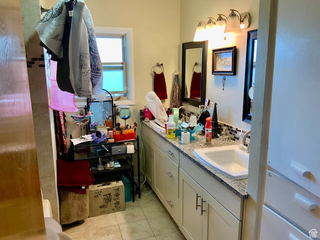 111 W 570 N, Richfield, UT 84701 - bathroom with tile patterned floors and vanity