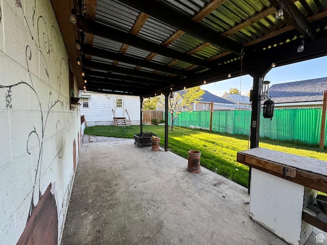 view of patio