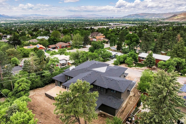 aerial view of mountains