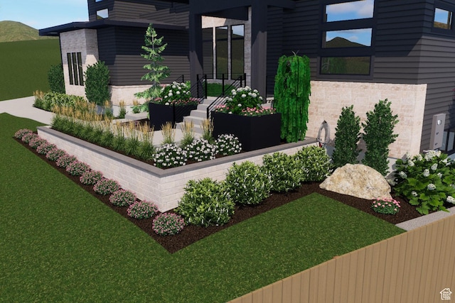 3756 E Hermes Dr, Salt Lake City, UT 84124 - view of yard