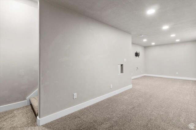 930 N 90 W, Santaquin, UT 84655 - basement with recessed lighting, carpet, and baseboards