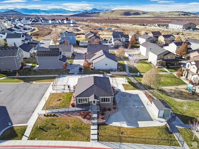 930 N 90 W, Santaquin, UT 84655 - aerial perspective of suburban area with a mountainous background