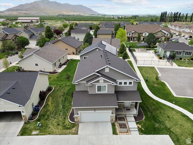 930 N 90 W, Santaquin, UT 84655 - aerial perspective of suburban area featuring a mountain backdrop