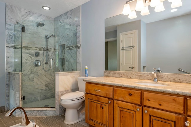 14046 S Emmeline Dr, Herriman, UT 84096 - full bath with a shower stall, toilet, and vanity