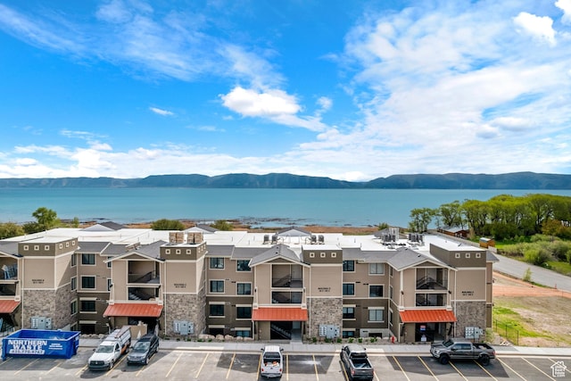35 E 150th St S Unit D101, Garden City, UT 84028 - water view featuring a mountainous background