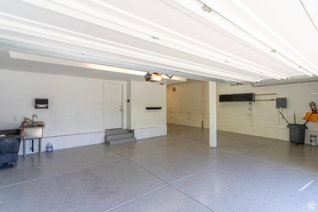 886 Cambridge Dr, North Salt Lake, UT 84054 - garage with a garage door opener