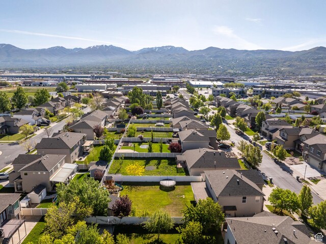 886 Cambridge Dr, North Salt Lake, UT 84054 - aerial perspective of suburban area with mountains