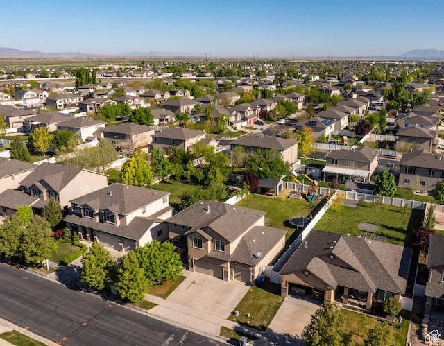 886 Cambridge Dr, North Salt Lake, UT 84054 - aerial perspective of suburban area with a mountainous background