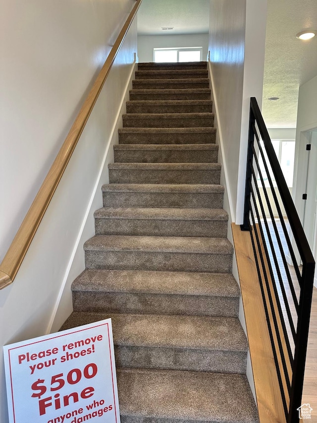 view of stairs