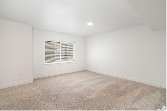 172 S 880 E, American Fork, UT 84003 - empty room featuring baseboards, light colored carpet, and recessed lighting