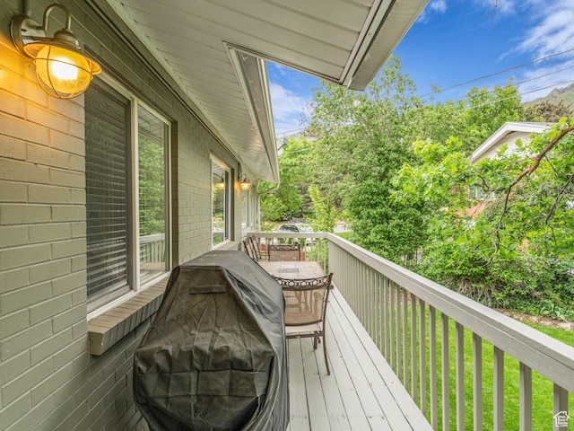 4131 S Fortuna Way E, Salt Lake City, UT 84124 - wooden terrace with outdoor dining area
