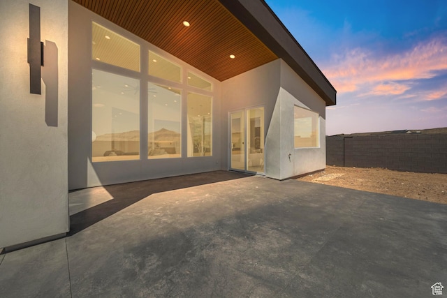 1575 W 840 S, Hurricane, UT 84737 - back of property with fence, a patio, and stucco siding