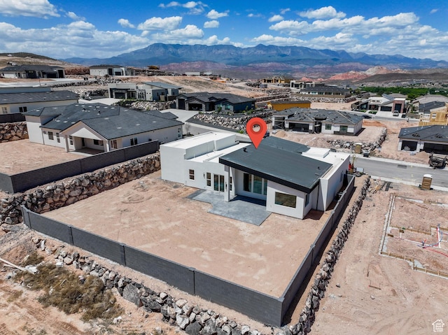 1575 W 840 S, Hurricane, UT 84737 - aerial view of residential area featuring mountains