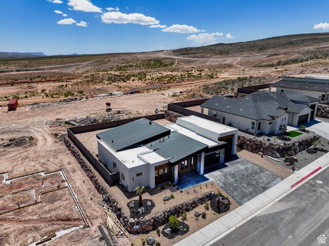 1575 W 840 S, Hurricane, UT 84737 - aerial view of sparsely populated area with a desert landscape and mountains