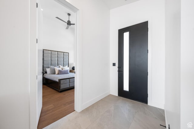1575 W 840 S, Hurricane, UT 84737 - foyer with a ceiling fan and baseboards