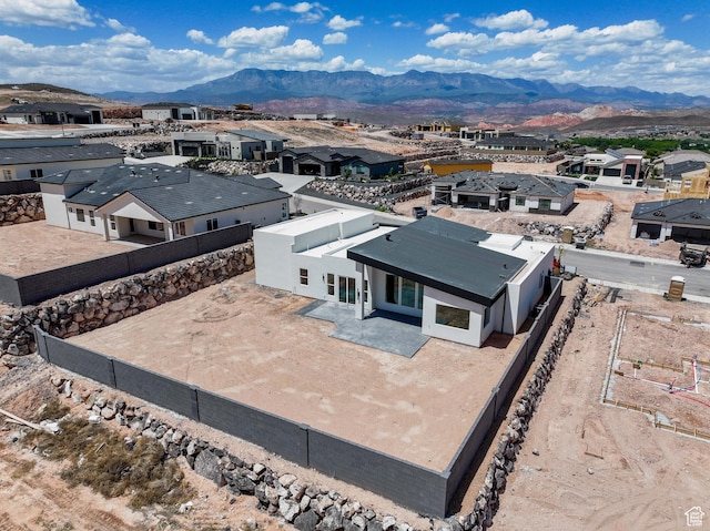 1575 W 840 S, Hurricane, UT 84737 - aerial perspective of suburban area with a mountain backdrop