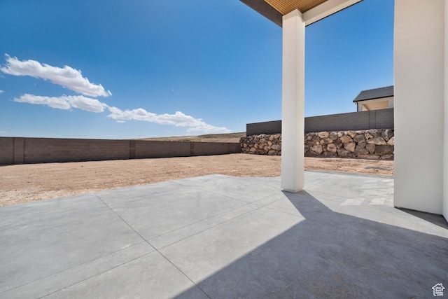 1575 W 840 S, Hurricane, UT 84737 - view of patio featuring a fenced backyard