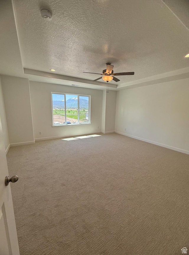 384 E 1480 N Unit 56, Salem, UT 84653 - spare room featuring a textured ceiling, light carpet, ceiling fan, and a smoke detector
