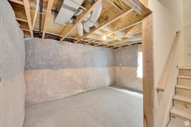 251 W 825 S Unit 306, Willard, UT 84340 - unfinished basement with stairs