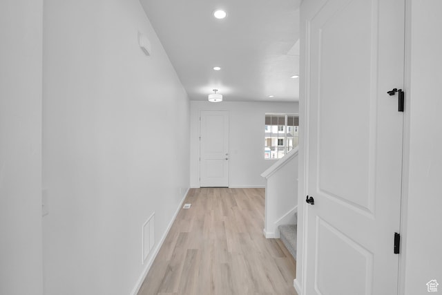 251 W 825 S Unit 306, Willard, UT 84340 - corridor featuring light wood finished floors, recessed lighting, and baseboards