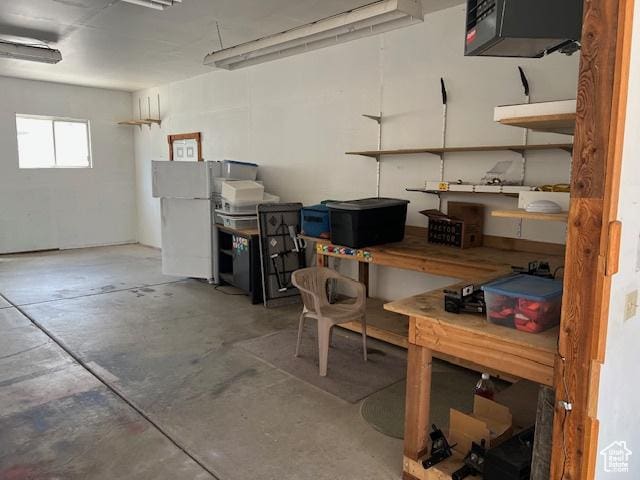 954 E 7725 S, Midvale, UT 84047 - basement featuring a heating unit and a workshop area