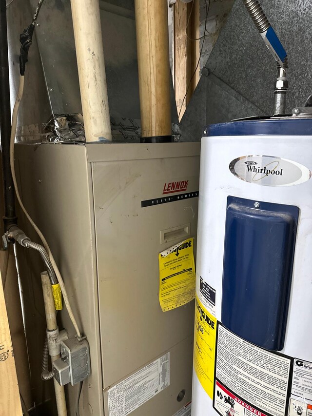 733 Clay St, Montpelier, ID 83254 - utilities with water heater and heating unit