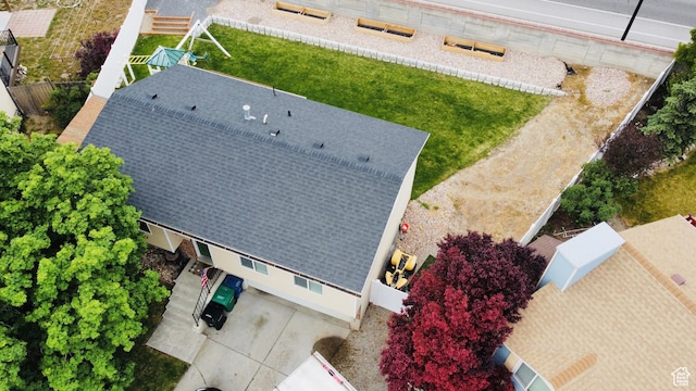 5582 W Joshua Cir S, West Jordan, UT 84081 - view from above of property