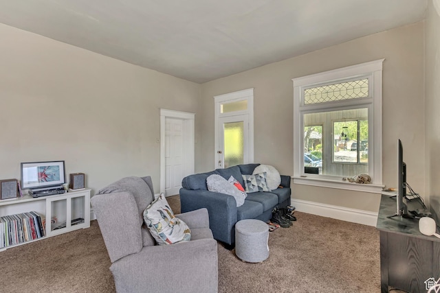 2172 S 800 E, Salt Lake City, UT 84106 - living area featuring carpet floors and baseboards