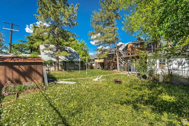 2172 S 800 E, Salt Lake City, UT 84106 - view of yard featuring a storage unit and an outbuilding