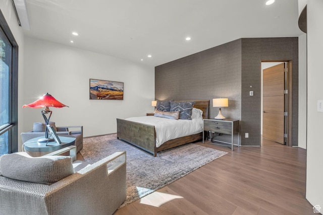 800 Hollyhock St, Park City, UT 84098 - bedroom with wood finished floors and recessed lighting