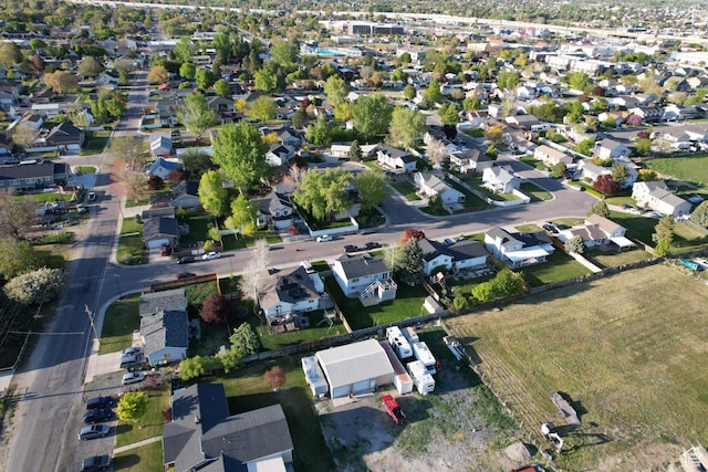 aerial view of property's location with nearby suburban area