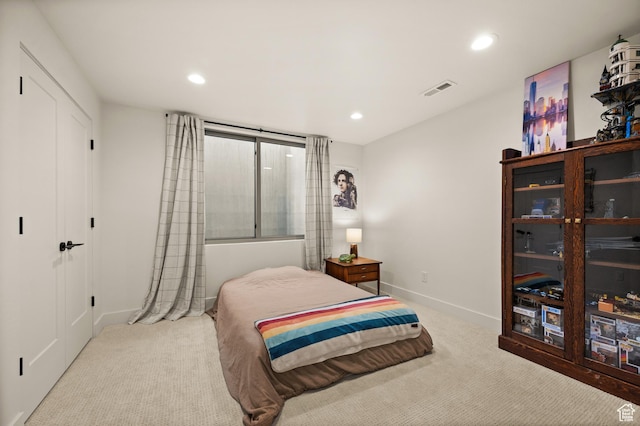 10076 S Wild Goose Cv E, Sandy, UT 84092 - carpeted bedroom with recessed lighting and baseboards