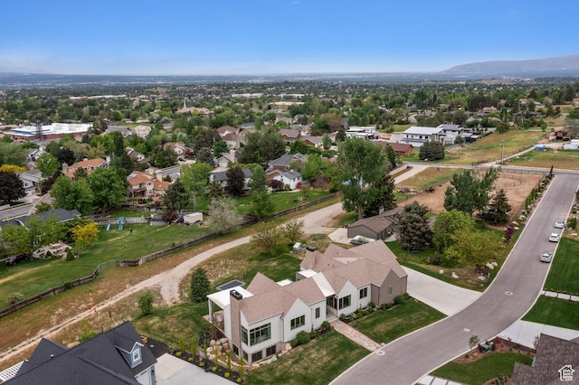 10076 S Wild Goose Cv E, Sandy, UT 84092 - aerial perspective of suburban area featuring mountains
