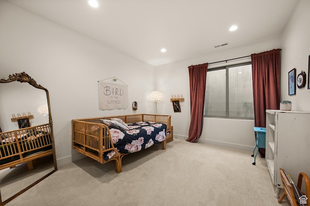 10076 S Wild Goose Cv E, Sandy, UT 84092 - carpeted bedroom with recessed lighting and baseboards