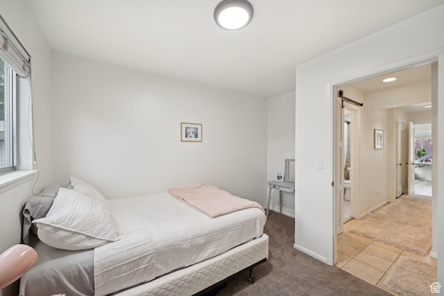 230 S 600 E, Provo, UT 84606 - carpeted bedroom with multiple windows, tile patterned flooring, baseboards, and recessed lighting