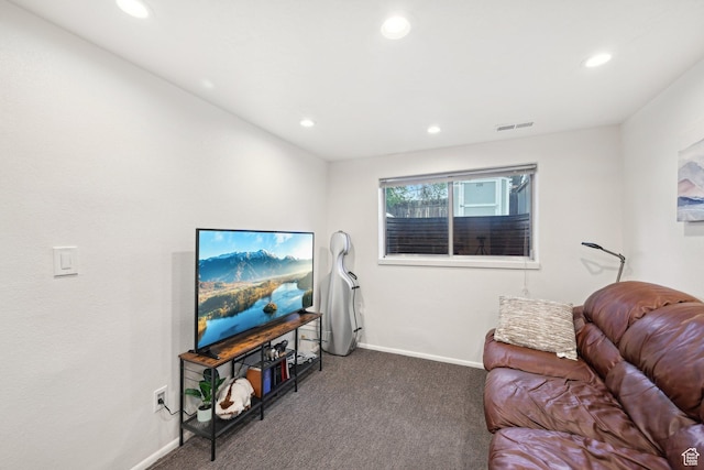 230 S 600 E, Provo, UT 84606 - living room with carpet flooring, recessed lighting, and baseboards