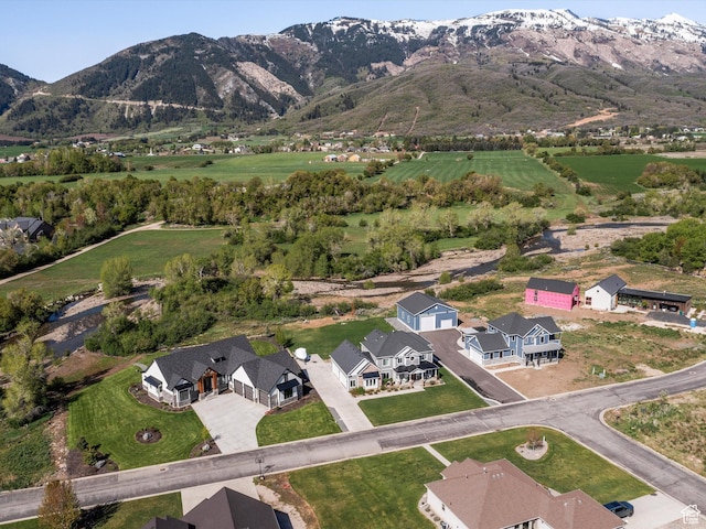 4591 N Abbey Way, Eden, UT 84310 - drone / aerial view of a mountainous background