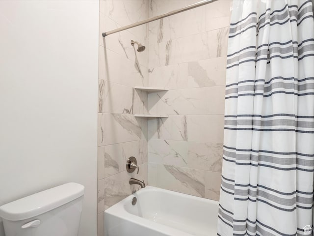 4591 N Abbey Way, Eden, UT 84310 - full bathroom with shower / bathtub combination with curtain and toilet